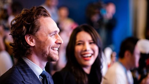 Tom Hiddleston attended the Shanghai International Film Festival as the ambassador for the Breakthrough China Initiative.