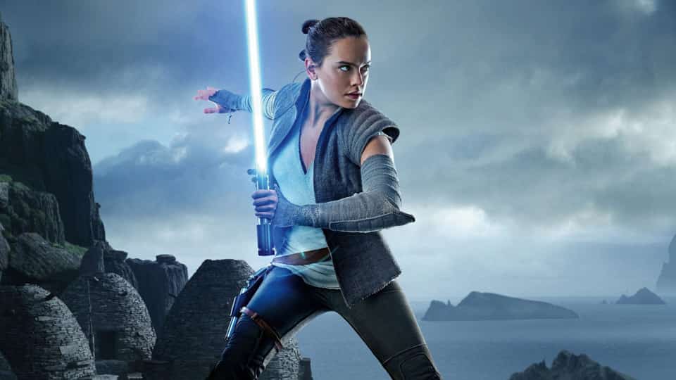 Daisy Ridley as Rey in Star Wars Movies