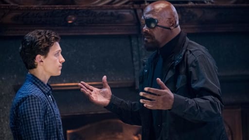 Nick Fury in Spider-Man: Far From Home