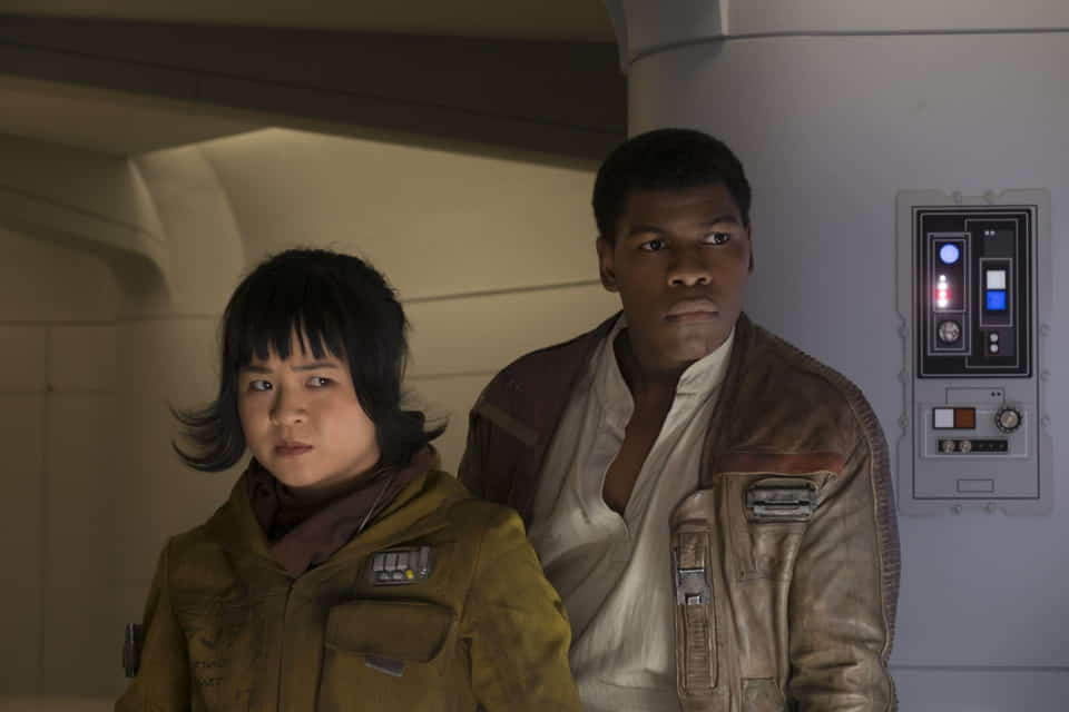 Kellie Marie Tran & John Boyega in Star Wars: The Last Jedi movies